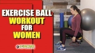 'Exercise Ball Workout for Women'