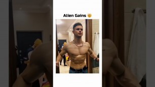 'Alien gain #Healhtylife #fitness #workout #fit #fitted #arm #abs #bodybuilder #diet #short'