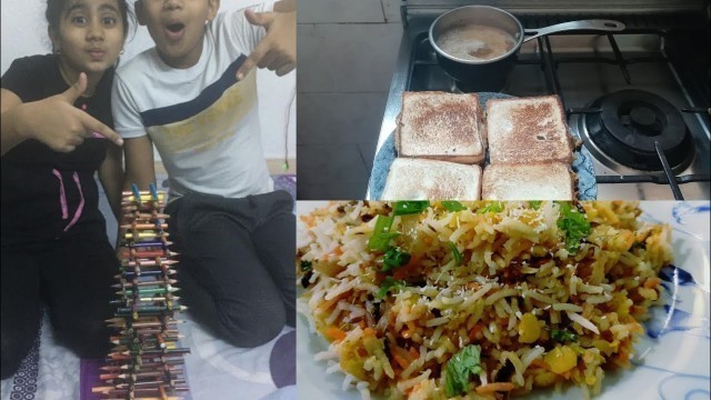 'Food Fitness and fun with kids ||Healthy Sandwiches & Authentic Qubooli Biryani Recipes'