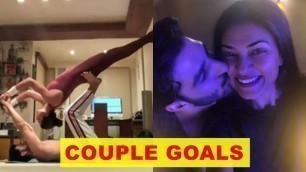 'Sushmita Sen\'s workout video with her Rohman shawl shells out couple goals'