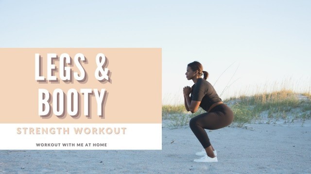 'Legs and Booty Strength Workout// Workout With Me | Stephanie Marie Fitness'