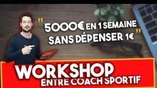 'Vendre ton Programme Fitness AVANT de le Faire !'