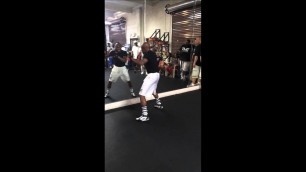 'Floyd Mayweather Training at the Mayweather Boxing Gym'
