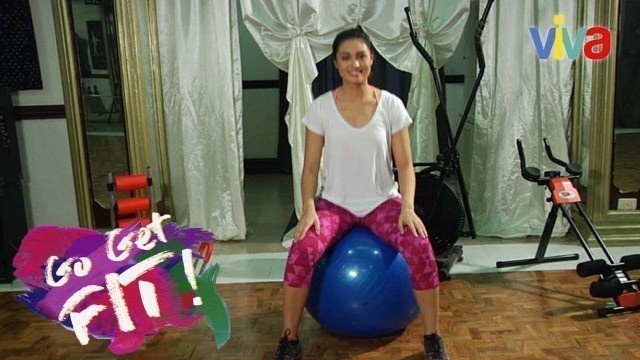 '[Go Get Fit] Ball Exercises while Sitting'