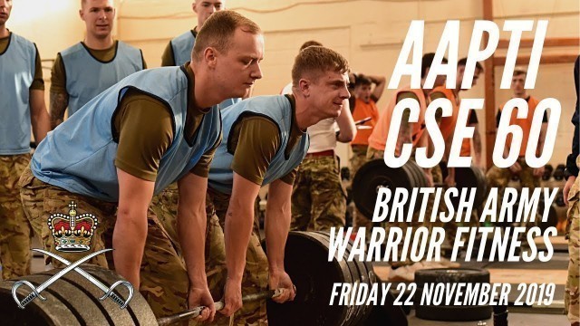 'ASPT | Flag Comp | British Army Warrior Fitness | AAPTI Cse 60'