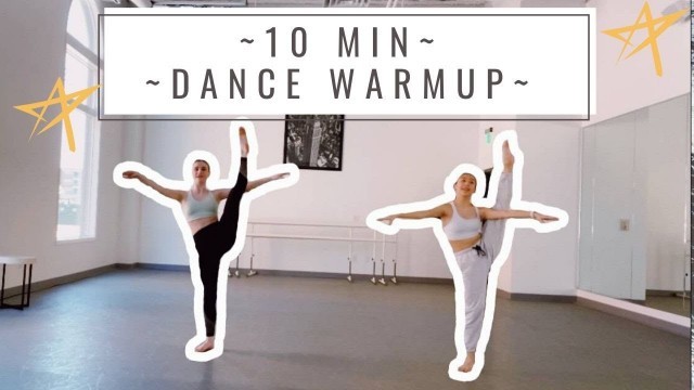 '10 minute quick dance warmup (AT HOME) ~ dance VIBE fitness'