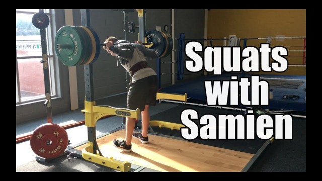 'Training with Samien - Episode 1 (SQUATS)'