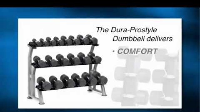 'Hampton Fitness Urethane Dura-Prostyle Dumbbells'