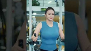 'Korean popular Gym girl video , Korean beautiful model in Gym , Korean popular actress'