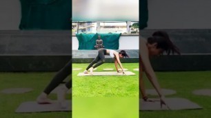 'Surya Namaskar by Shilpa Shetty| Yoga for beginners|| morning Yoga Simple Poses #shorts #yoga'