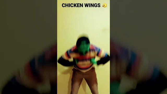 'CHICKEN WINGS exercise move. #alien #fitness #shorts #short #chicken'