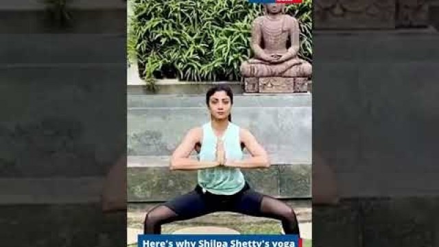 'Here\'s why Shilpa Shetty\'s yoga poses prove that being fit is fine but working  #shilpashetty #yoga'