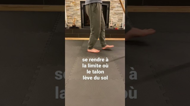 'Mobilité cheville | pas vers l’avant - dorsiflexion et élongation tricep surale'