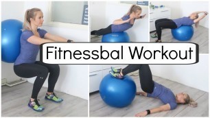 'Exercise Ball Thuis Workout! - Oefeningen met een Fitnessbal'