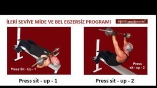 'BAYLAR İLERİ SEVİYE ABDOMINAL TRAINING PROGRAM-EROL UĞUR-SPORMERKEZİM'