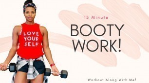 'Booty Work // Workout With Me | STEPHANIE MARIE FITNESS'