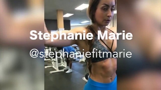 'Fitness Model Stephanie Marie Workout Motivation'