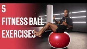 'Stability Ball Exercises For Boxing | 5 Training Moves'