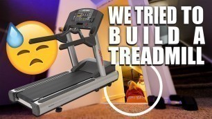 'HILARIOUS COUPLE TRIES TO BUILD A TREADMILL |  #FitnessGoals ?!?'
