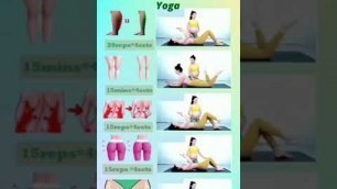 'Yoga Exercises For Women #fitness #weightloss #youtubeshorts'