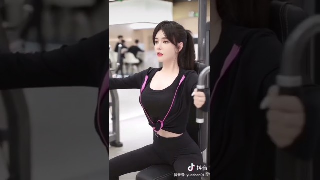 'cute Korean girl | hot fitness model | hot girl status | sexy girl in Gym | chinese hot girl status'