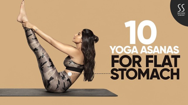 '10 Yoga Asanas for Flat Stomach | Shilpa Shetty Yoga Programs'