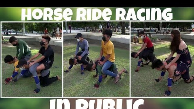 'CCC HORSE RIDE RACING IN PUBLIC | LIFT CARRY'