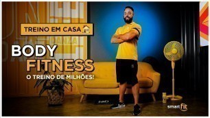 'TREINO EM CASA | TREINO PARA O CORPO TODO (#fullbody #bodyfitness)'