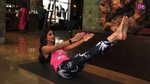 'Shilpa Shetty Kundra shows off her Yoga moves in Mumbai on International Day of Yoga 2019'