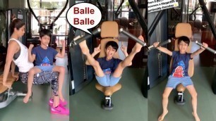 'Shilpa Shetty With Son Viaan Workout Video'