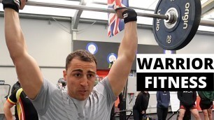 'A DAY DOING BRITISH ARMY WARRIOR FITNESS'