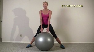 'Total Body Stability Ball Workout ★ Sculpt & Strengthen your body'