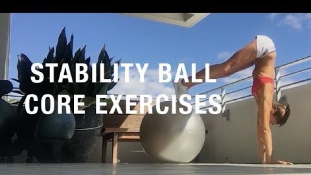 'Live Free Fit: 5 Stability Ball Exercises'