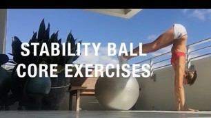 'Live Free Fit: 5 Stability Ball Exercises'