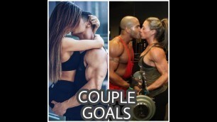 'COUPLE GOALS Best kisses during workout'