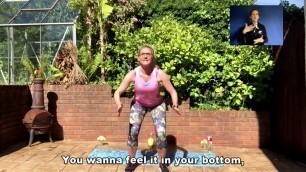 'LBT (Legs Bums + Tums) Workout (with BSL and Subtitles)'