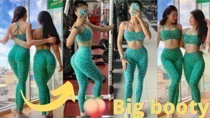 'Korean female fitness model Nguyen phuong trang | Big booty workouts'