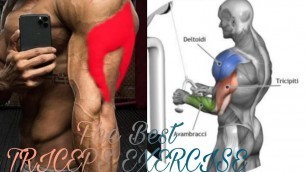 'The Best TRICEPS EXERCISE | THE PERFECT TRICEP WORKOUT (BODY FITNESS)'