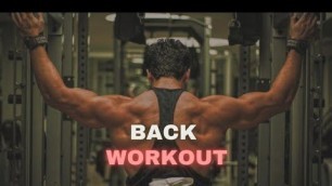 'Top 5 Back excercises for massive back || men\'s fitness #shorts'