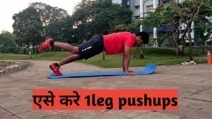 'one leg pushups | @Fitness First Choice'