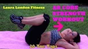 'Fitness - Ab Workout for Core Strength Laura London Fitness'