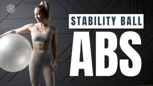 'Stability Ball Abs Workout'