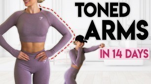 'TONED ARMS in 14 Days (fat burn boxing) | 10 minute Home Workout'