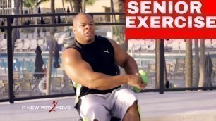 'SENIOR FITNESS- strength training + cardio exercises for seniors. Chair exercises for seniors.'