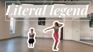 'Literal Legend dance combo {LEARN ONLINE} jazz dance class ~dancevibefitness~'