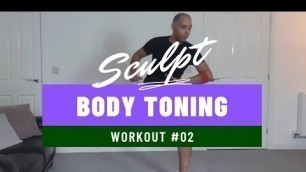 'Body Sculpt Workout #02 | Legs, Bums and Tums | Home Workouts | LBT | Rebourne Fitness'