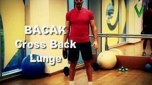 'Bacak Egzersizleri (Cross Back Lunge)'