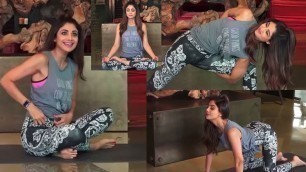 'Shilpa Shetty Yoga Unseen Video|Shilpa teaches yoga in Gujarat’s Surat ahead of World Yoga Day'