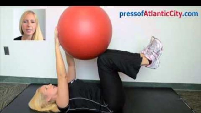 'Your Workout: Stability Ball Dead Bug'