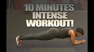 '10 minute LBT Intense Home Workout | Just Geen x DunguBook'